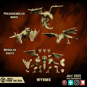 Wyrms - MINIS PACK [MODULAR]