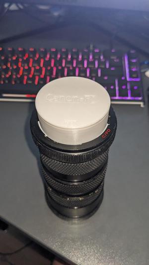Canon-FD lens mount cap