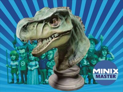 bust of dinosaurus