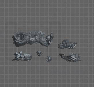 Chap Termi miniature for table game and other