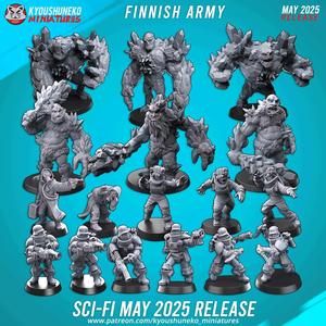 May 2025 Sci-Fi Release - Weird War Finnish Army