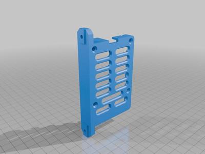 Raspberry 4 Halterung belüftet für 3D Drucker