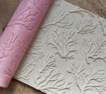 Coral Sea Texture Roller for Polymer Clay | Seamless & Realistic Impressions
