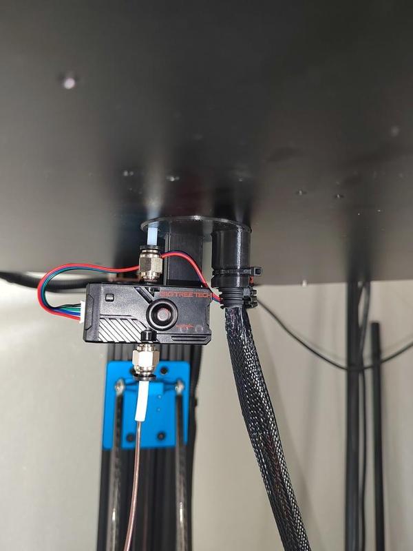 [Tevo Little Monster] Filament guide/Harness grommet with BTT SFS 2.0 mount