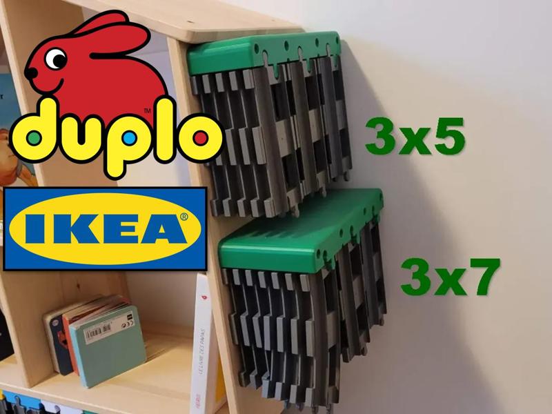 DUPLO train Rail Storage - Wall Mount