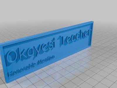 Okayest teacher- honorable mention