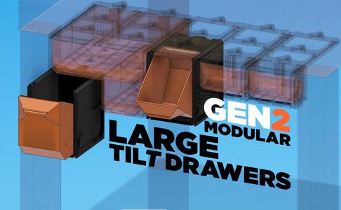Gen2 Large Modular Tilt Drawers (LEGACY)