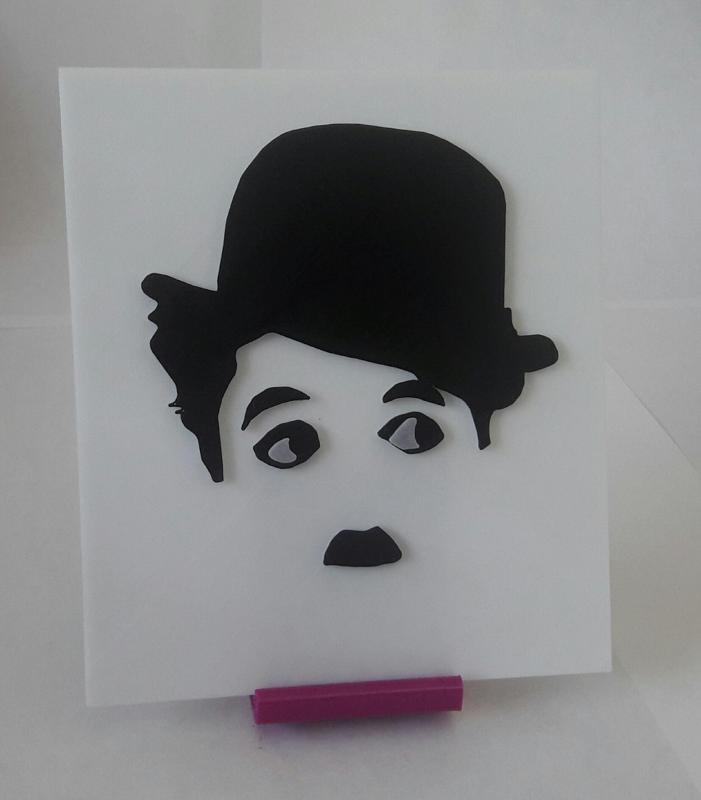 Silueta de Charles Chaplin