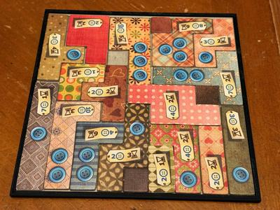 Patchwork Board Game Frame