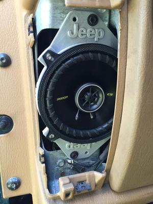 Jeep TJ front speaker adapter