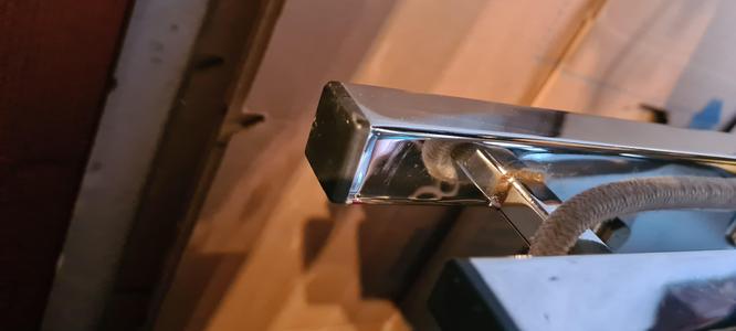 Square pipe end cap for HD luggage rack