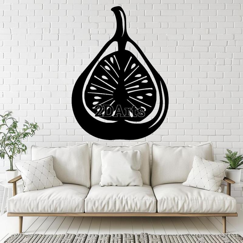 Fig 2D Wall Art/Window Art - Digital STL & SVG Files for 3D Printing and Laser Cutting