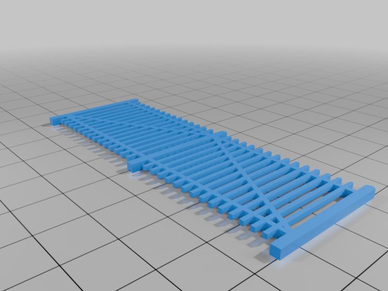 OO Gauge - Metal Fence - 1/76