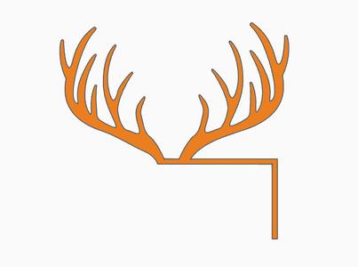 Antlers Door Corner.stl