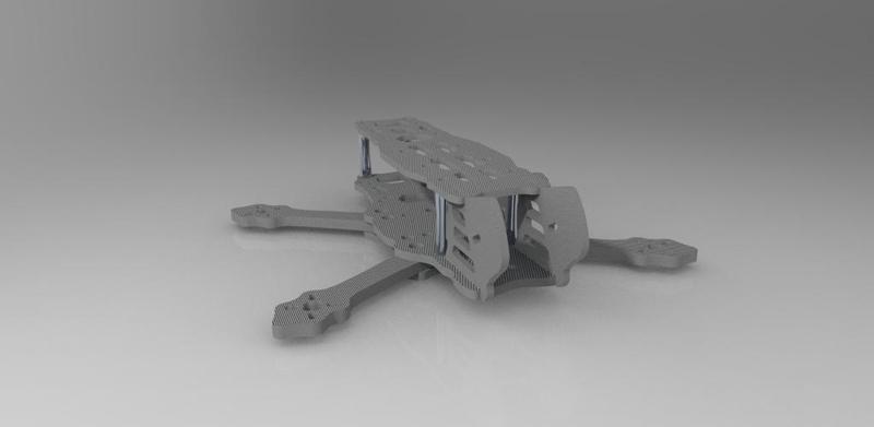 Dogma3 3-inch freestyle FPV Drone Frameset