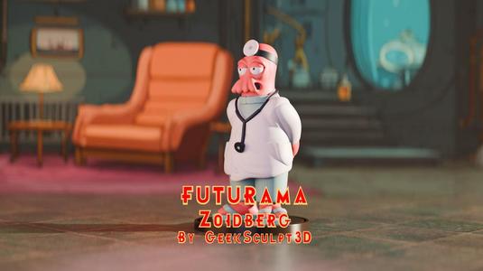 Futurama Zoidberg Figurine - Fun Collectible Art