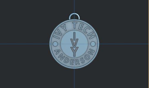 Ivy Tech Anderson Keychain