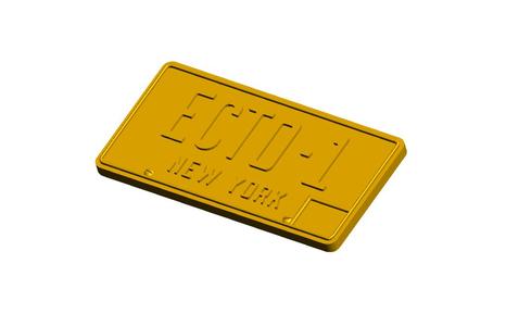 Eaglemoss Ecto-1 License Plate