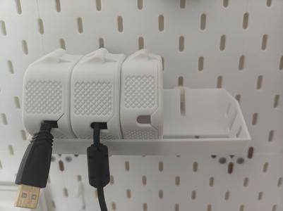 IKEA Pegboard - Cable Organizer Bracket