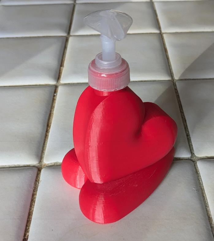 Holiday Soap Dispenser - Valentine's Day