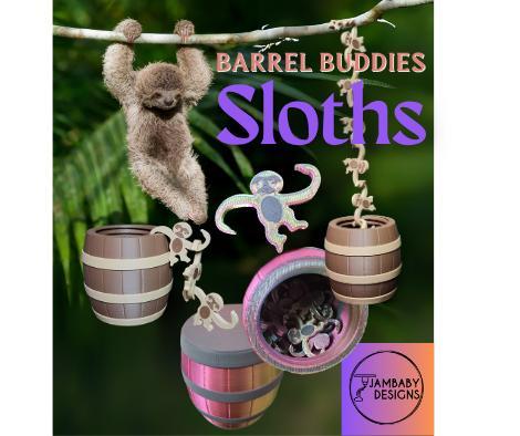 Sloth Barrel Buddies!! Fun on the go, and no AMS needed!!