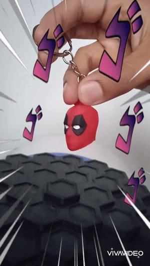 Llavero Cabeza Deadpool