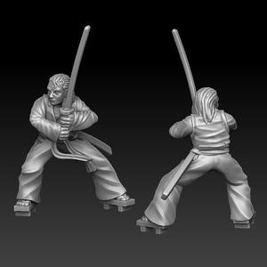 samurai ready for attack