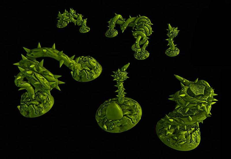 The Valley of Thorns PACK1 (7 Models!)