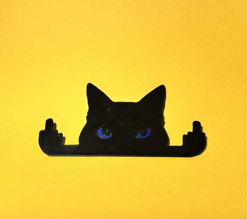 Middle Finger Cat
