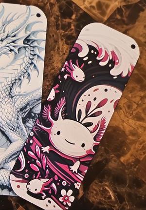 Axolotl Bookmark - Hueforge - 4 Colors