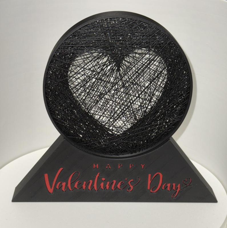 VALENTINES DAY STRING-ART / BE MY VALENTINE