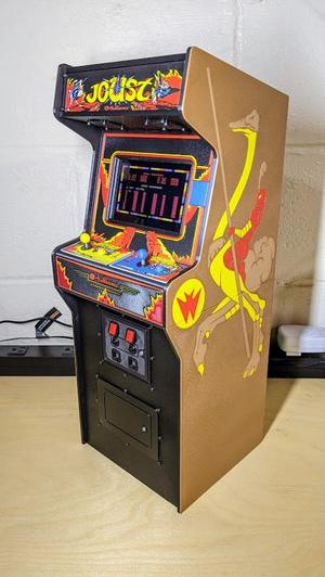 Quarter Scale Joust (inspired) Arcade (With MMU2 Plates) for Retropie!