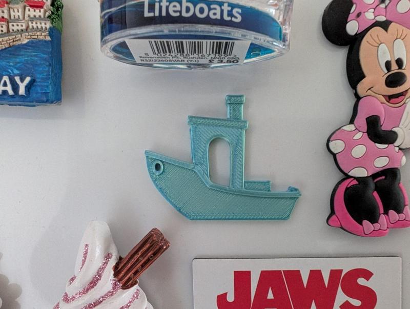 3D Benchy Fridge Magnet