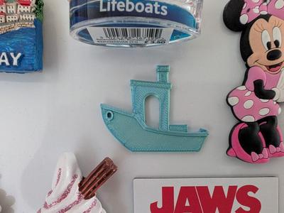 3D Benchy Fridge Magnet