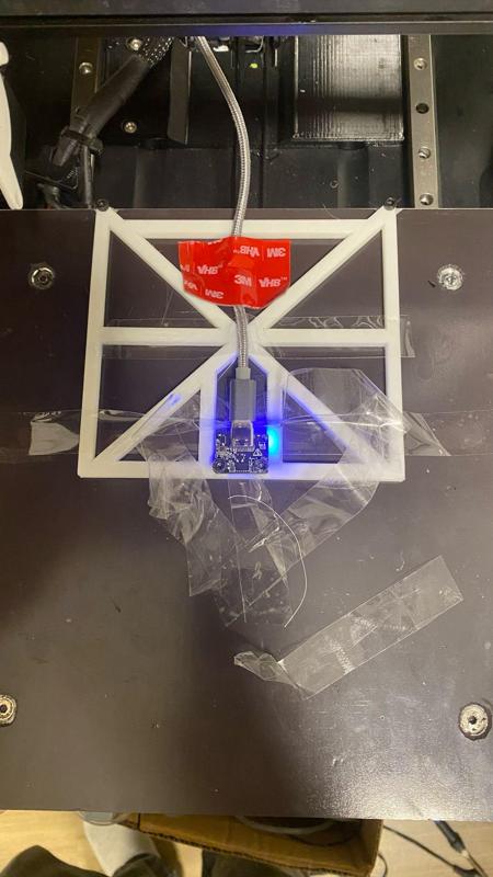 accelerometer bed mount for Ender 3 v3 se