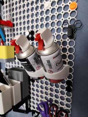 Multiboard Aerosol Can Holder Pegboard Attachment