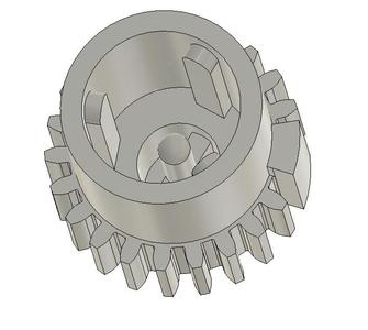 Spur Gear (22 teeth).obj