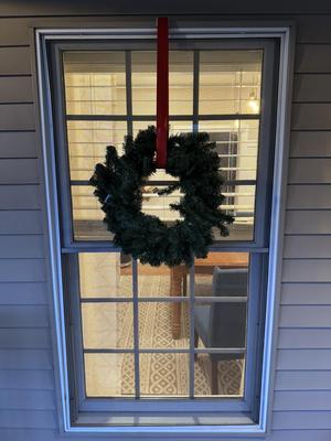 Window Wreath Ribbon Hanger