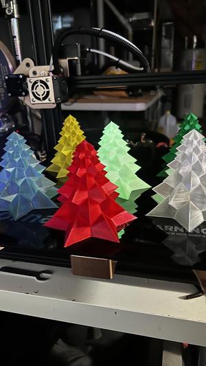Christmas Tree Tea Light - Wide Version