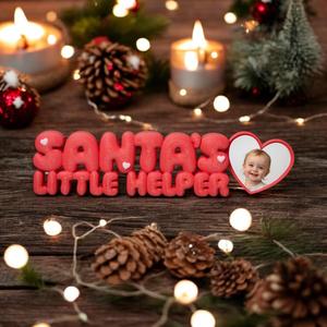 Santa's Little Helper - 3D Printable Holiday Photo Frame