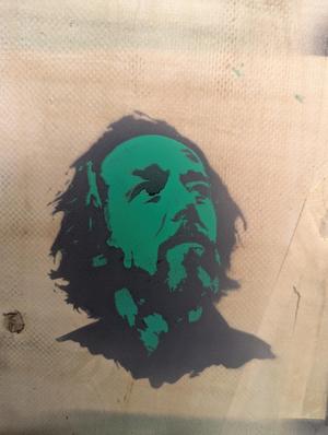 Alan Watts Stencil
