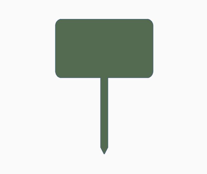 Plant Label 2 Inch Pick.stl