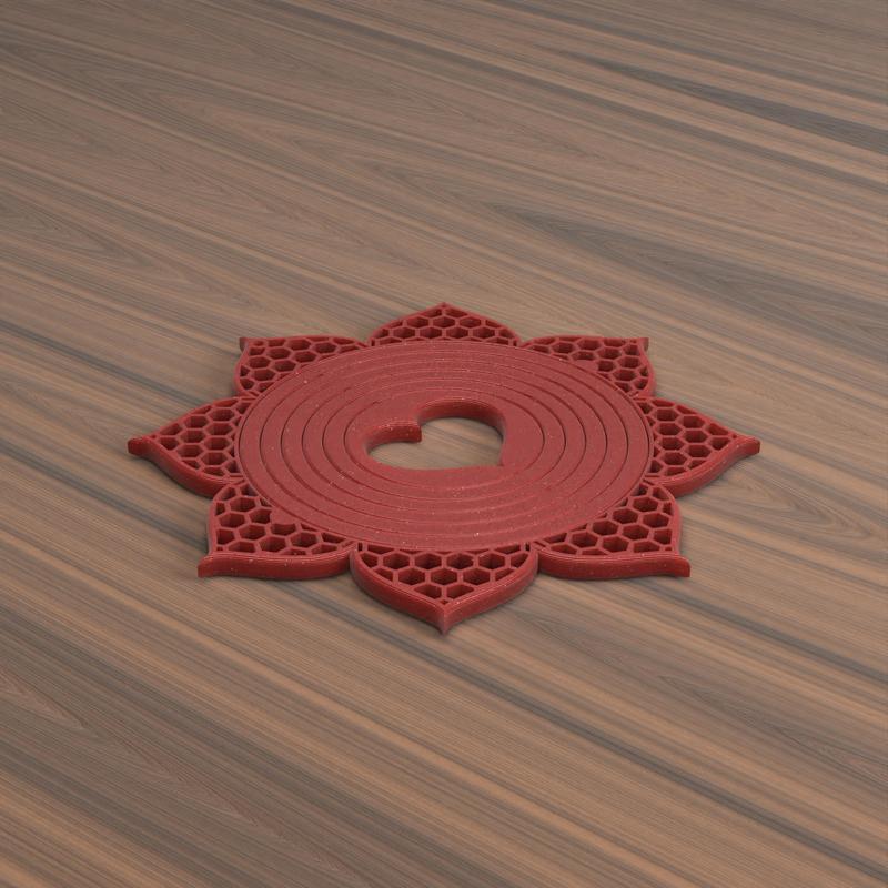 VALENTINES HEART GYROSCOPE (print in place)