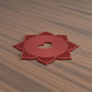 VALENTINES HEART GYROSCOPE (print in place)