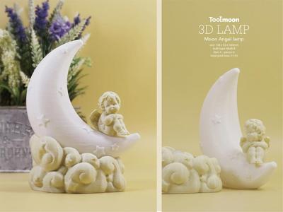 Moon Angel Lamp