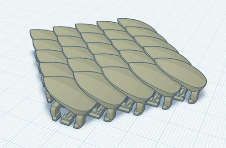 Connectable dragon scales