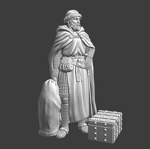 Medieval Swedish crusader knight – travelling