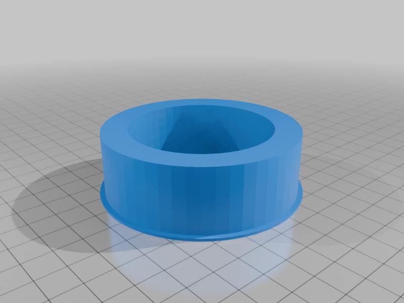 75 mm to 55 mm reel adapter hub (friction fit for Geeetech reels, fits well on Bambu A1 AMS)