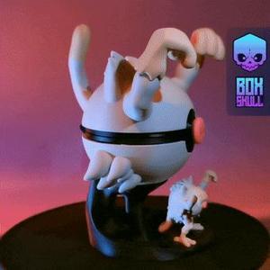 MANKEY – CUSTOM POKEBALL – POKEMON HOLDER BOX