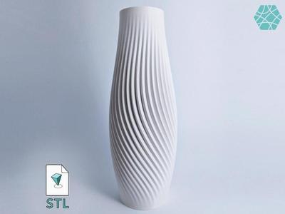 Floor Vase STL to download and 3D print | Stl File For 3D Printers |  Homedecor Vase “Meek”